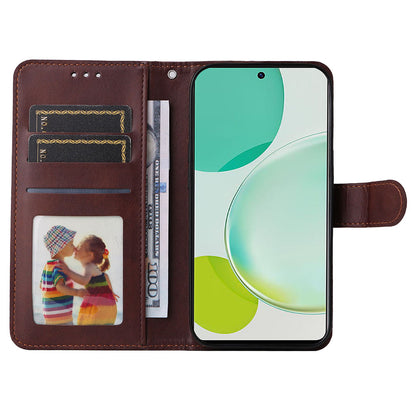 For Huawei Nova 11i / Maimang 20 / Enjoy 60 Pro Wallet Phone Case PU Leather Calf Texture Stand Cover