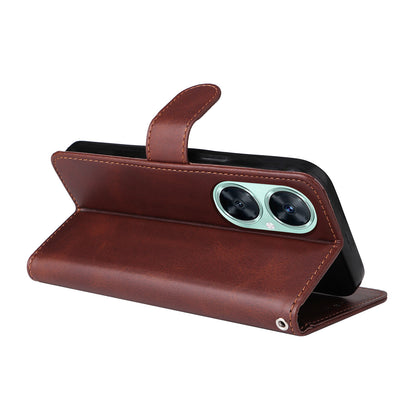 For Huawei Nova 11i / Maimang 20 / Enjoy 60 Pro Wallet Phone Case PU Leather Calf Texture Stand Cover