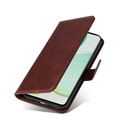 For Huawei Nova 11i / Maimang 20 / Enjoy 60 Pro Wallet Phone Case PU Leather Calf Texture Stand Cover