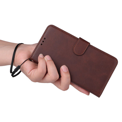 For Huawei Nova 11i / Maimang 20 / Enjoy 60 Pro Wallet Phone Case PU Leather Calf Texture Stand Cover