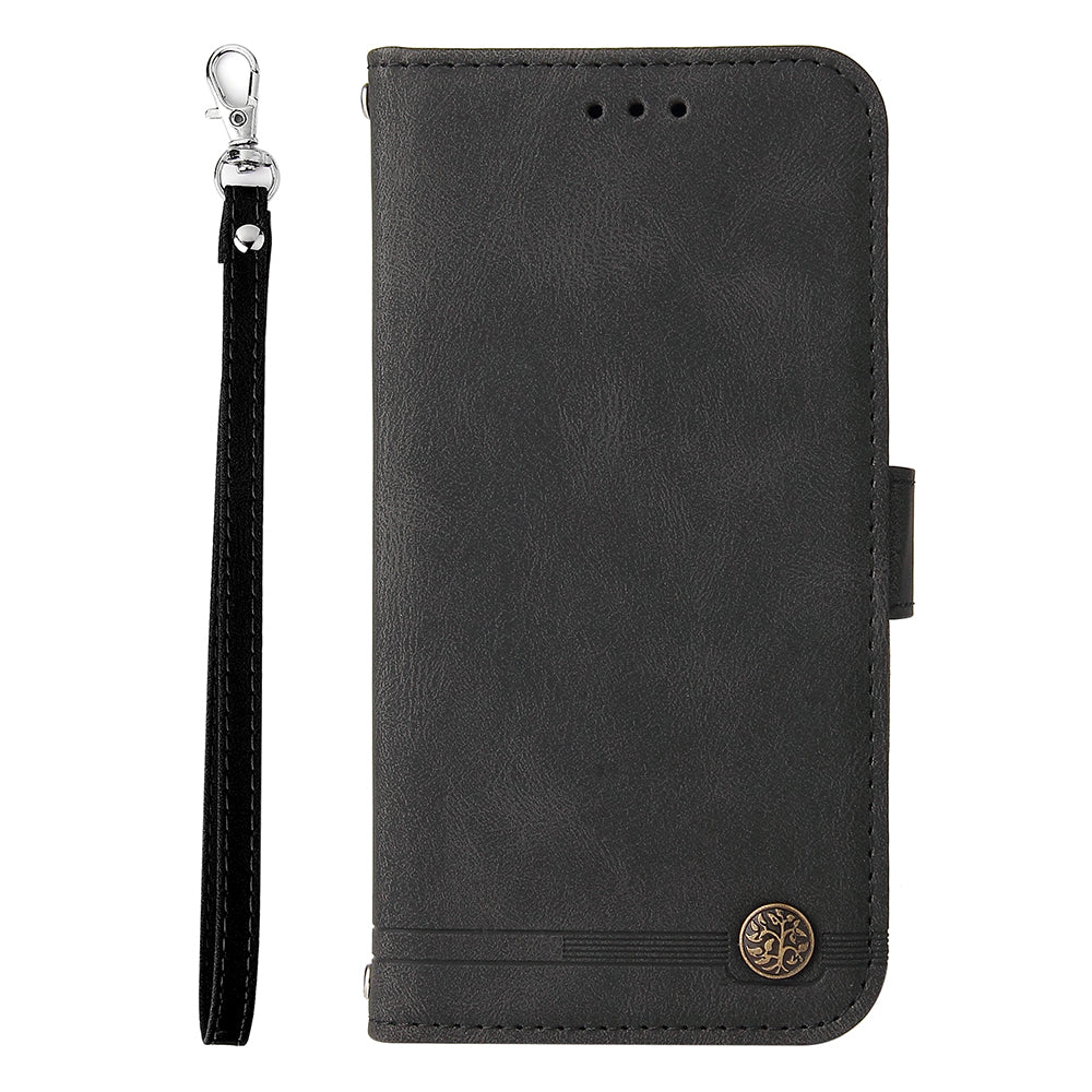For Huawei Nova 11i / Maimang 20 / Enjoy 60 Pro Wallet Phone Case Imprinted Lines Leather Stand Cover