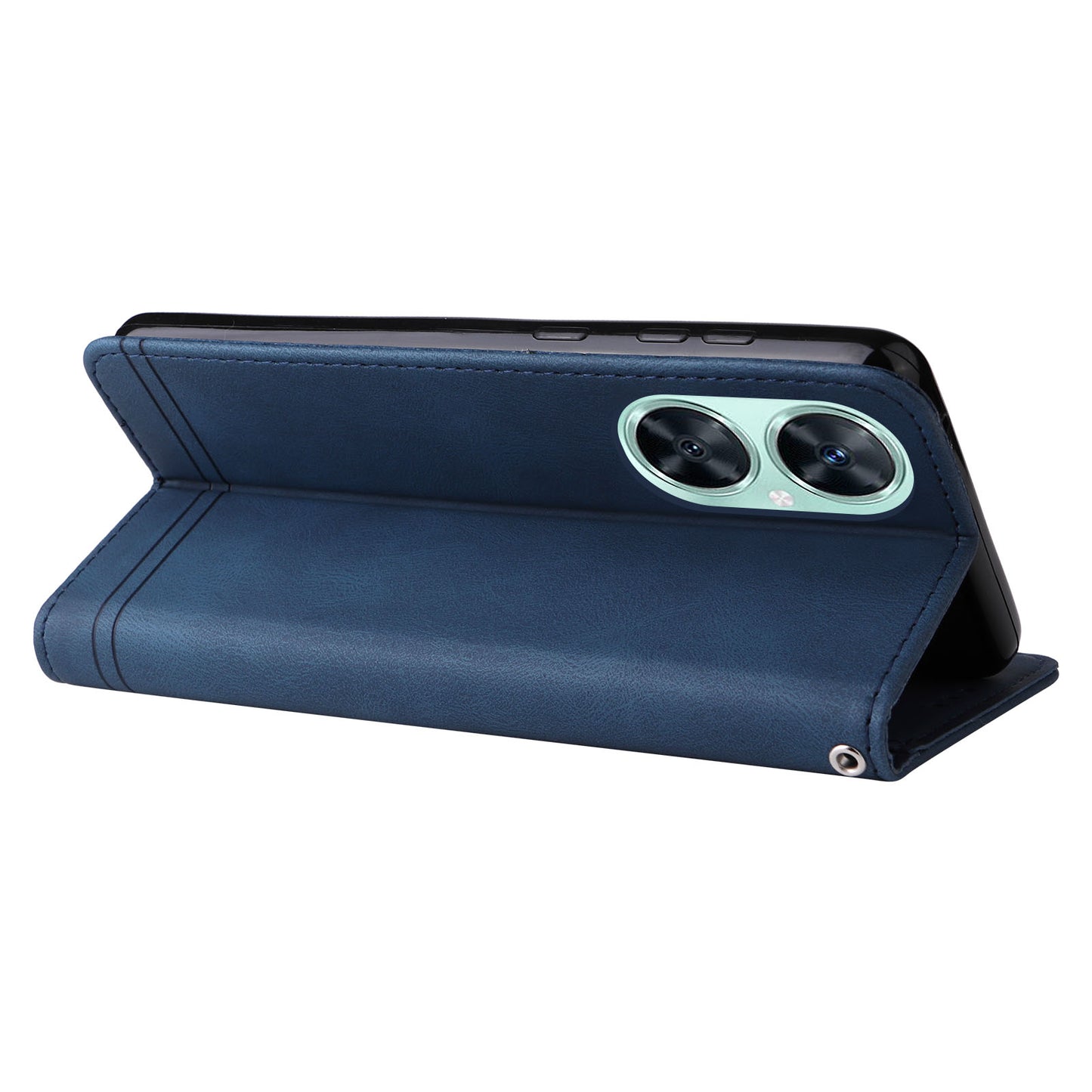 For Huawei Nova 11i / Maimang 20 / Enjoy 60 Pro Wallet Phone Case Imprinted Lines Leather Stand Cover