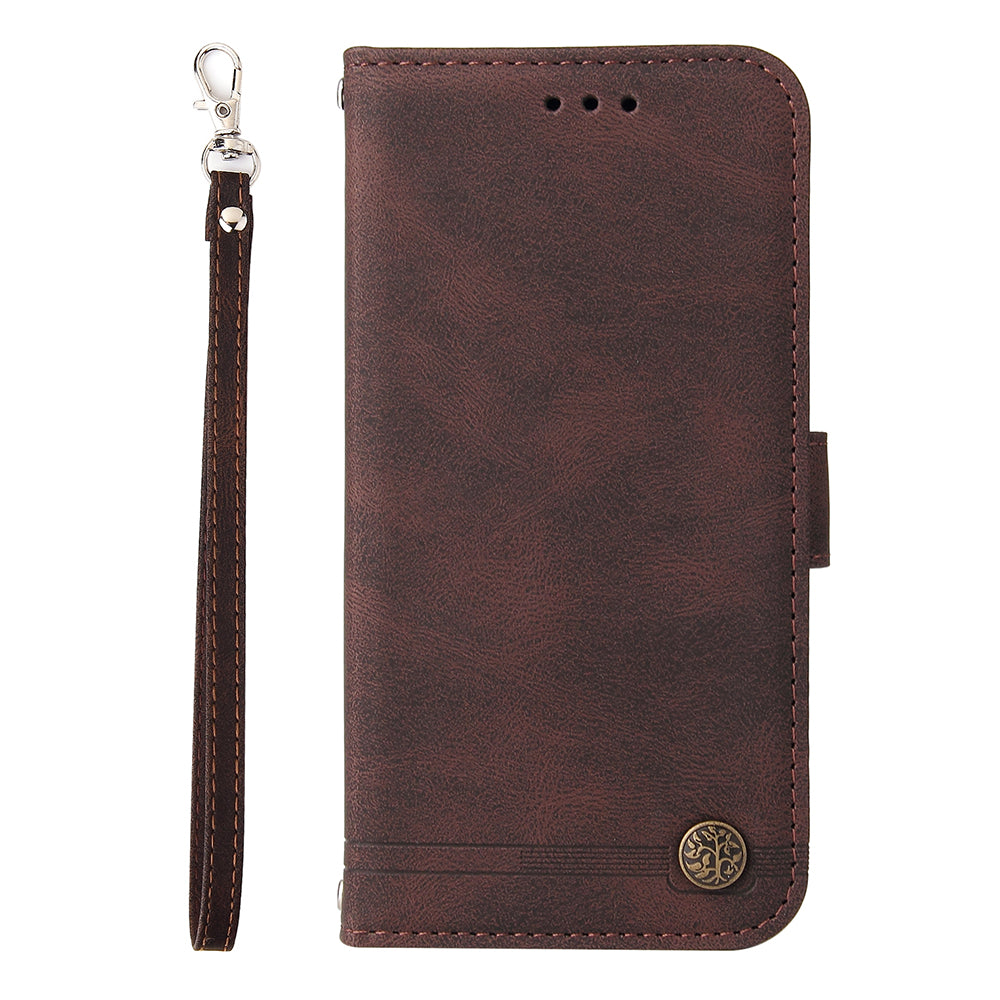 For Huawei Nova 11i / Maimang 20 / Enjoy 60 Pro Wallet Phone Case Imprinted Lines Leather Stand Cover