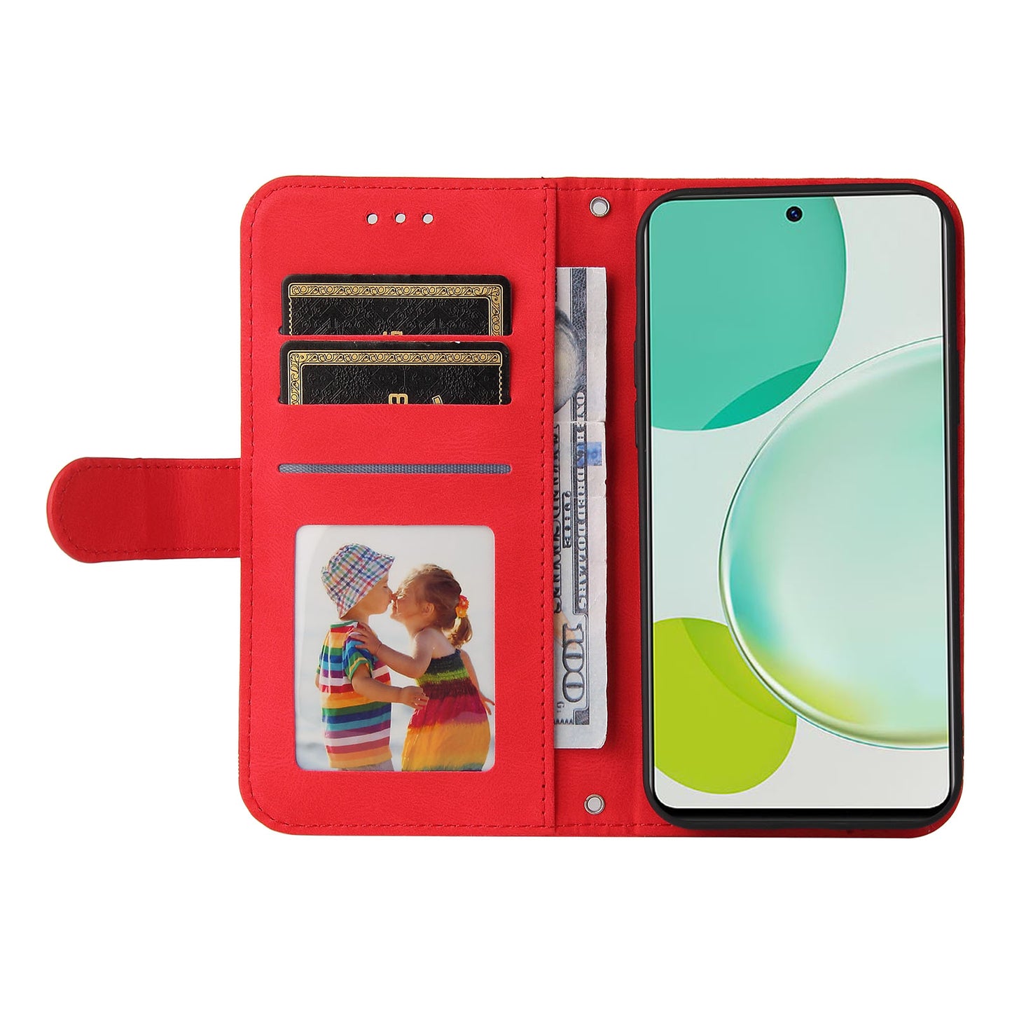 For Huawei Nova 11i / Maimang 20 / Enjoy 60 Pro Wallet Phone Case Imprinted Lines Leather Stand Cover