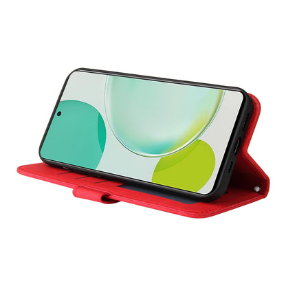 For Huawei Nova 11i / Maimang 20 / Enjoy 60 Pro Wallet Phone Case Imprinted Lines Leather Stand Cover