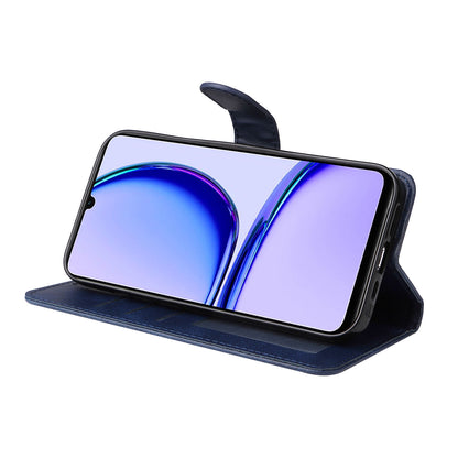 For Realme C53 4G / Narzo N53 4G PU Leather Wallet Stand Case Calf Texture Shockproof Phone Cover