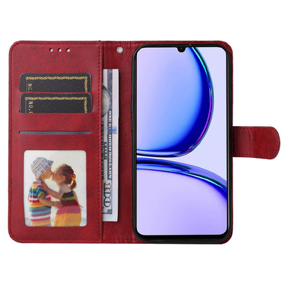 For Realme C53 4G / Narzo N53 4G PU Leather Wallet Stand Case Calf Texture Shockproof Phone Cover