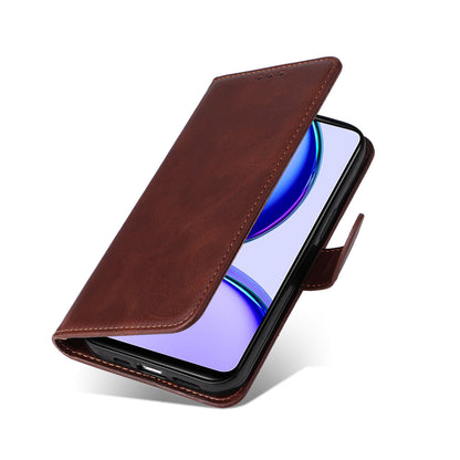 For Realme C53 4G / Narzo N53 4G PU Leather Wallet Stand Case Calf Texture Shockproof Phone Cover