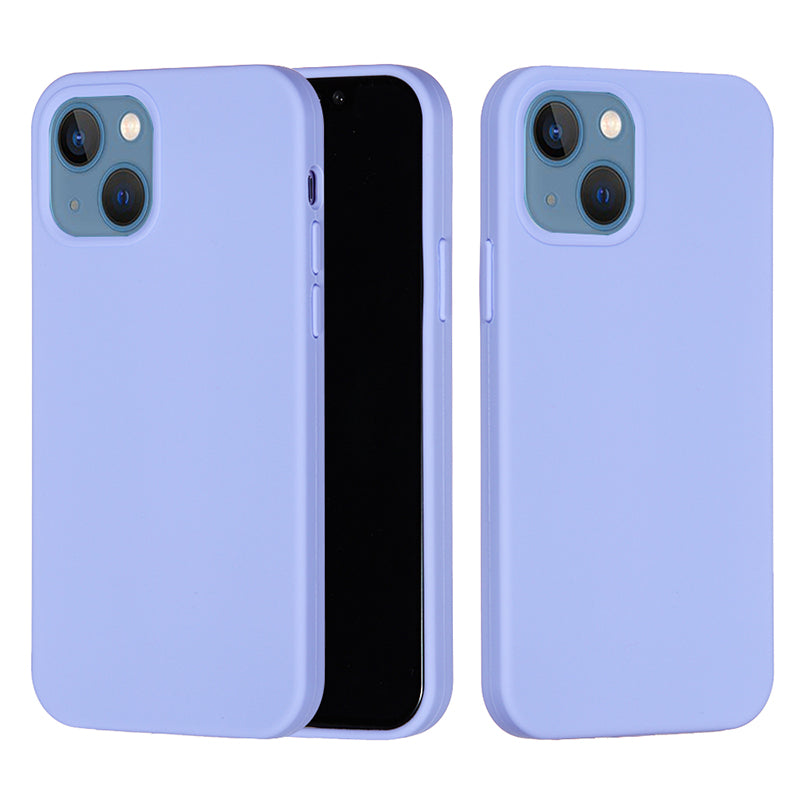 For iPhone 15 Plus Liquid Silicone Anti-drop Phone Case Soft Lining Back Cover