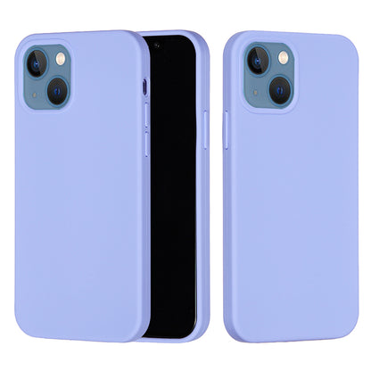 For iPhone 15 Plus Liquid Silicone Anti-drop Phone Case Soft Lining Back Cover