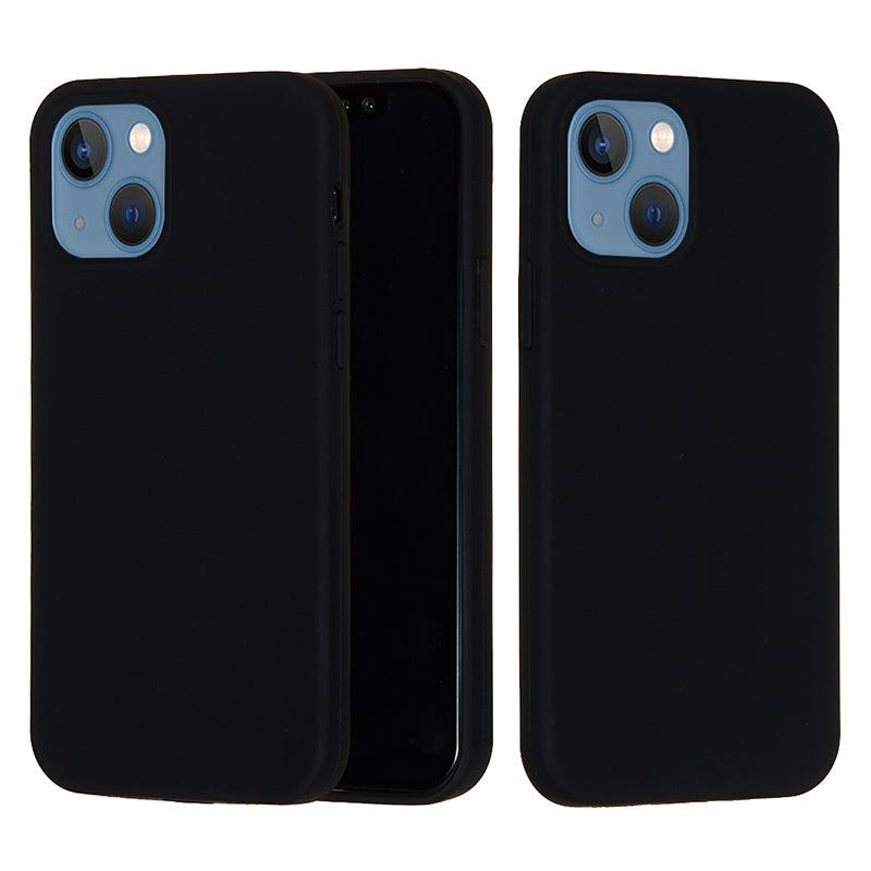 For iPhone 15 Plus Liquid Silicone Anti-drop Phone Case Soft Lining Back Cover