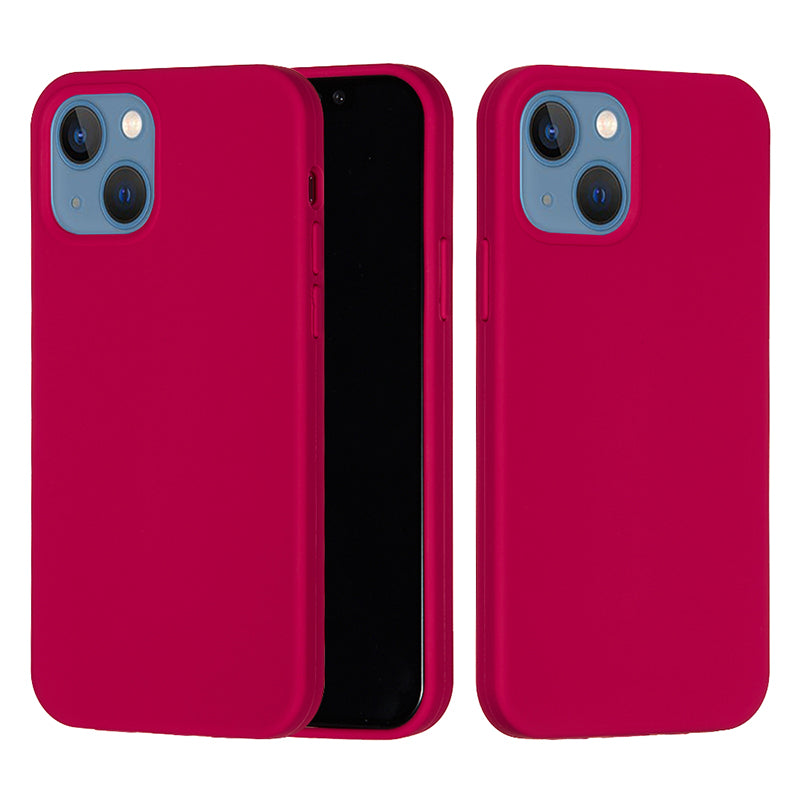 For iPhone 15 Plus Liquid Silicone Anti-drop Phone Case Soft Lining Back Cover