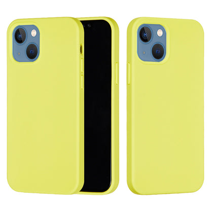 For iPhone 15 Plus Liquid Silicone Anti-drop Phone Case Soft Lining Back Cover