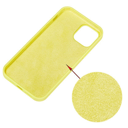 For iPhone 15 Plus Liquid Silicone Anti-drop Phone Case Soft Lining Back Cover