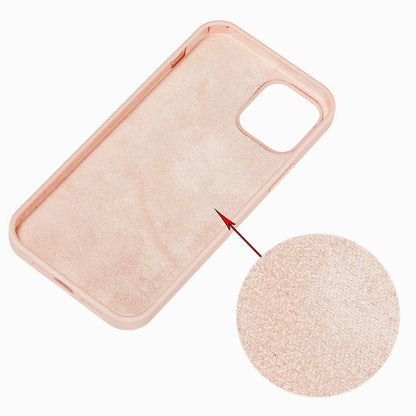 For iPhone 15 Plus Liquid Silicone Anti-drop Phone Case Soft Lining Back Cover
