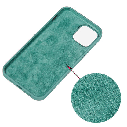 For iPhone 15 Plus Liquid Silicone Anti-drop Phone Case Soft Lining Back Cover