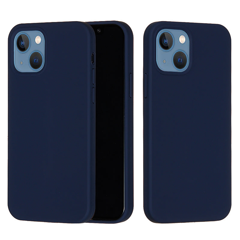 For iPhone 15 Plus Liquid Silicone Anti-drop Phone Case Soft Lining Back Cover