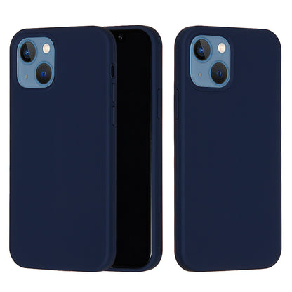 For iPhone 15 Plus Liquid Silicone Anti-drop Phone Case Soft Lining Back Cover