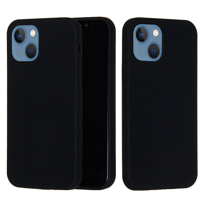 For iPhone 15 Flexible Liquid Silicone Phone Case Soft Lining Anti-drop Cover