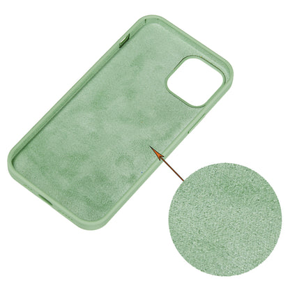 For iPhone 15 Flexible Liquid Silicone Phone Case Soft Lining Anti-drop Cover