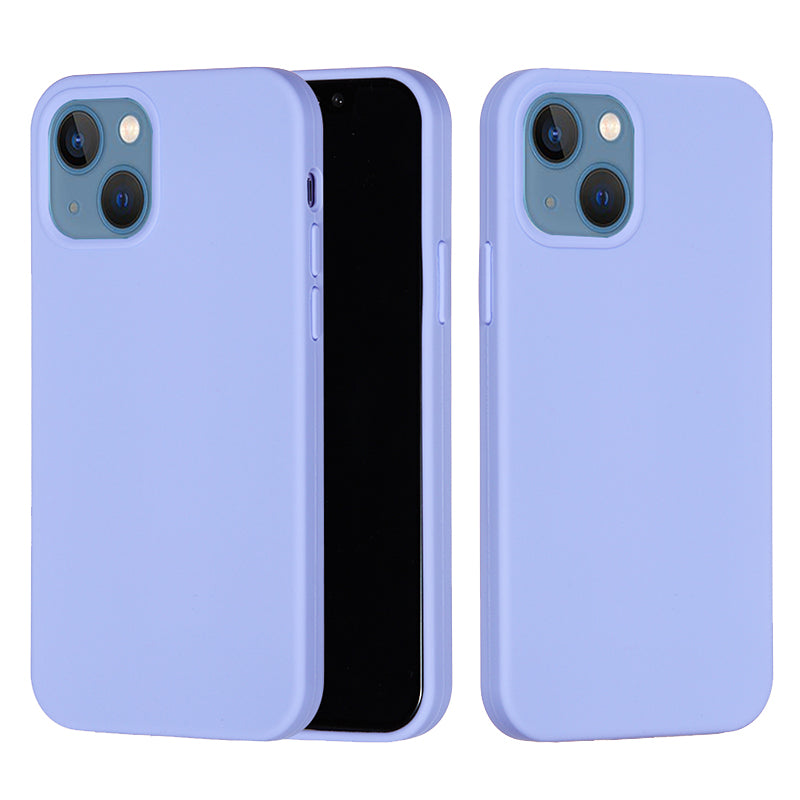 For iPhone 15 Flexible Liquid Silicone Phone Case Soft Lining Anti-drop Cover