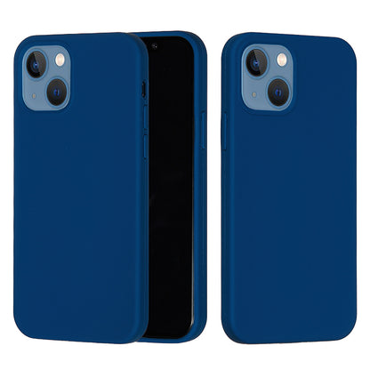 For iPhone 15 Flexible Liquid Silicone Phone Case Soft Lining Anti-drop Cover