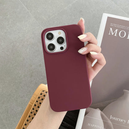 For iPhone 15 Pro Compatible with MagSafe Wireless Charging Phone Case Soft Anti-scratch Silicone Cover