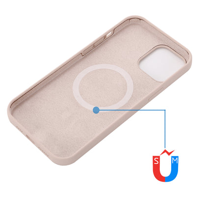 For iPhone 15 Pro Compatible with MagSafe Wireless Charging Phone Case Soft Anti-scratch Silicone Cover