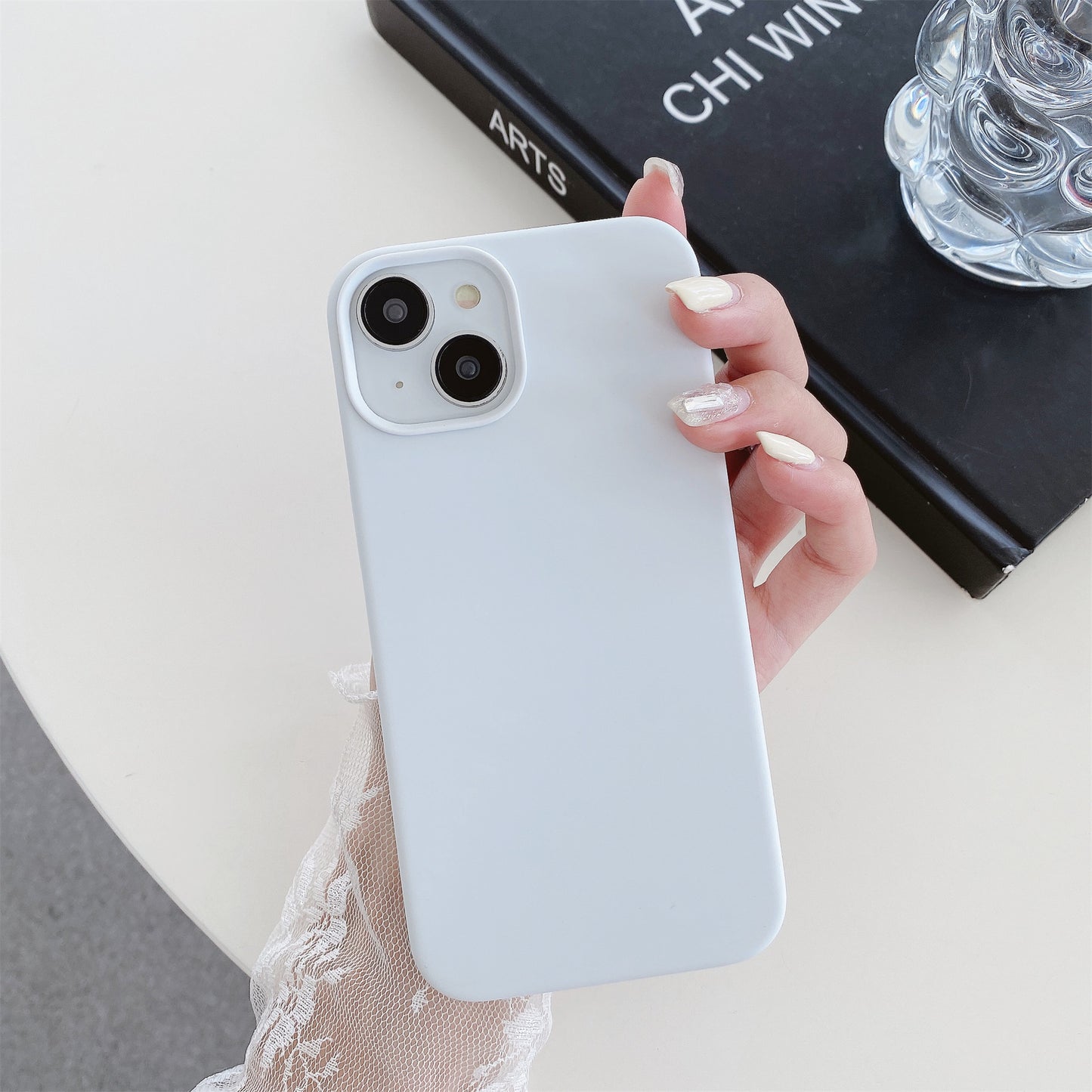 For iPhone 15 Soft Silicone Phone Case Slim Phone Cover Compatible with MagSafe Wireless Charging