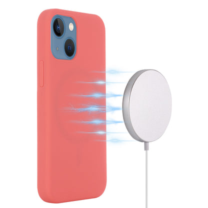 For iPhone 15 Soft Silicone Phone Case Slim Phone Cover Compatible with MagSafe Wireless Charging