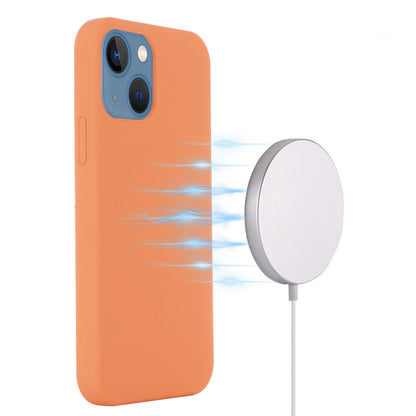 For iPhone 15 Soft Silicone Phone Case Slim Phone Cover Compatible with MagSafe Wireless Charging