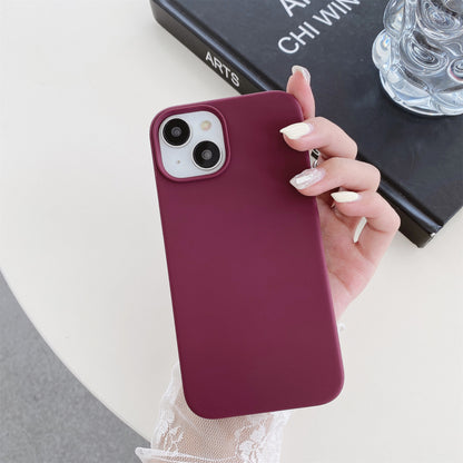 For iPhone 15 Soft Silicone Phone Case Slim Phone Cover Compatible with MagSafe Wireless Charging