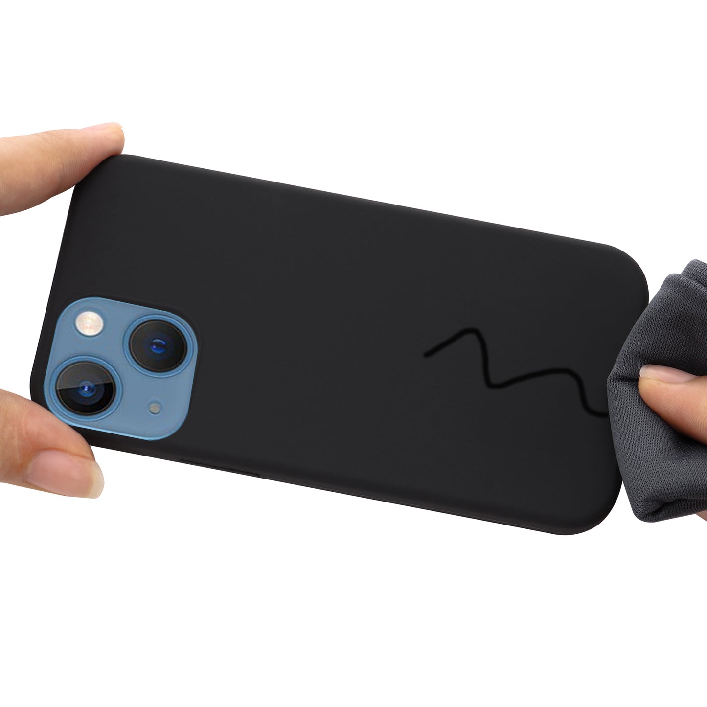 For iPhone 15 Plus Anti-Drop Phone Case Soft Silicone Phone Cover Compatible with MagSafe Wireless Charging