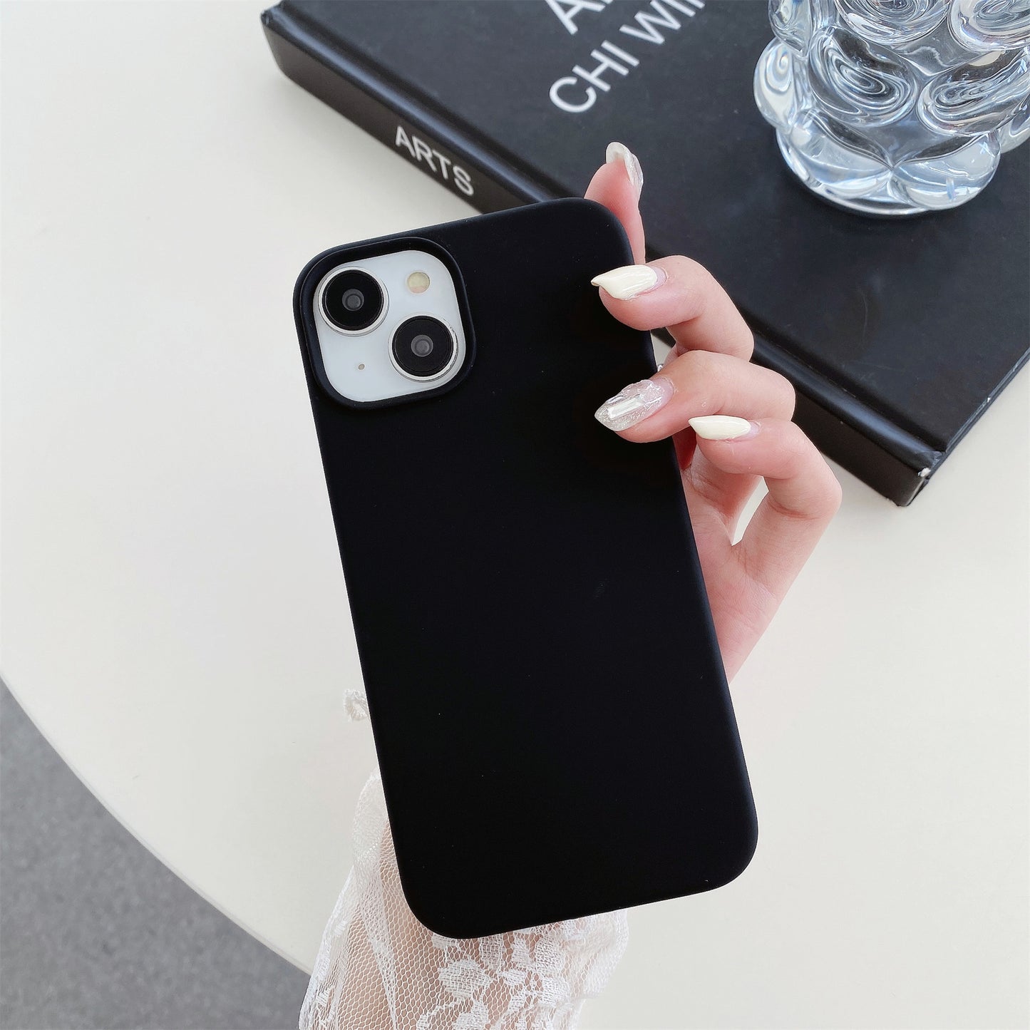 For iPhone 15 Plus Anti-Drop Phone Case Soft Silicone Phone Cover Compatible with MagSafe Wireless Charging