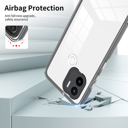 For Xiaomi Redmi A1+ 4G / Redmi A2+ 4G / Poco C50 4G TPU + PC Clear Phone Case Anti-drop Cover