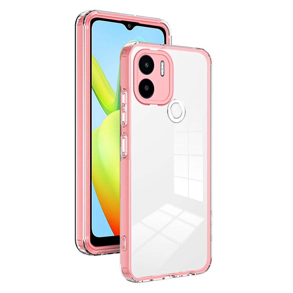For Xiaomi Redmi A1+ 4G / Redmi A2+ 4G / Poco C50 4G TPU + PC Clear Phone Case Anti-drop Cover