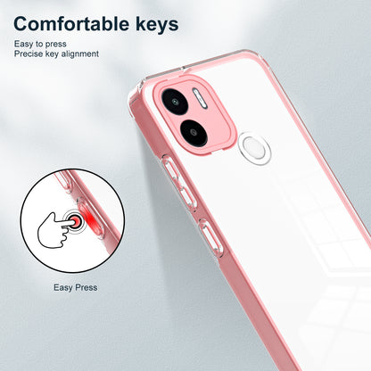 For Xiaomi Redmi A1+ 4G / Redmi A2+ 4G / Poco C50 4G TPU + PC Clear Phone Case Anti-drop Cover