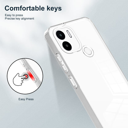 For Xiaomi Redmi A1+ 4G / Redmi A2+ 4G / Poco C50 4G TPU + PC Clear Phone Case Anti-drop Cover