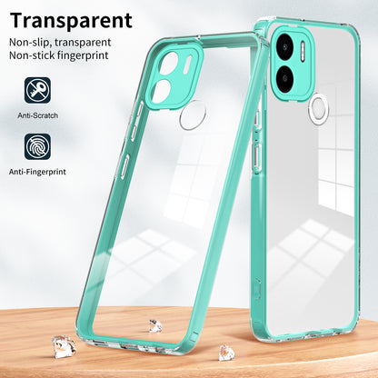 For Xiaomi Redmi A1+ 4G / Redmi A2+ 4G / Poco C50 4G TPU + PC Clear Phone Case Anti-drop Cover