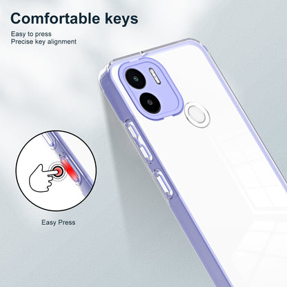 For Xiaomi Redmi A1+ 4G / Redmi A2+ 4G / Poco C50 4G TPU + PC Clear Phone Case Anti-drop Cover