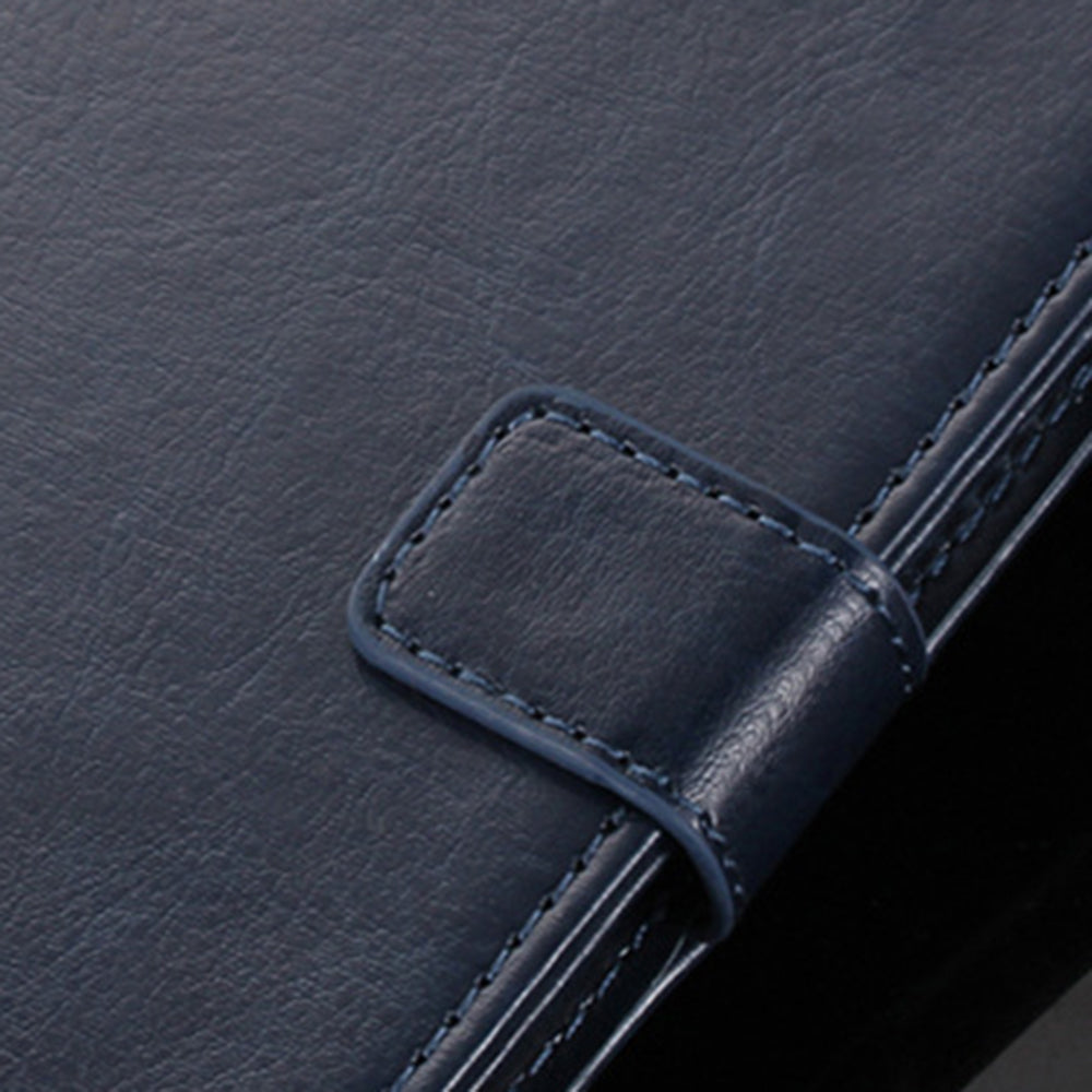 For Doogee N50 PU Leather Wallet Case Crazy Horse Texture Anti-drop Stand Cover