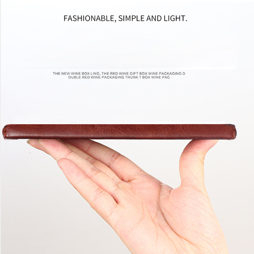 For Doogee N50 PU Leather Wallet Case Crazy Horse Texture Anti-drop Stand Cover