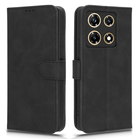 For Infinix Note 30 Pro 4G Wallet Phone Case Skin-touch PU Leather Stand Flip Cover