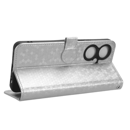 For vivo Y35+ 5G / Y35m+ 5G PU Leather Phone Case Dot Imprinted Wallet Stand Folio Cover