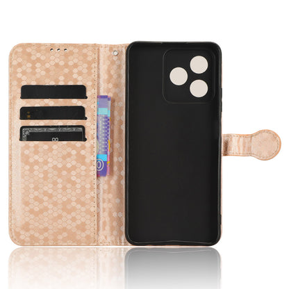 Wallet Case for Realme C53 4G / Narzo N53 4G , PU Leather Dot Imprinted Stand Phone Cover