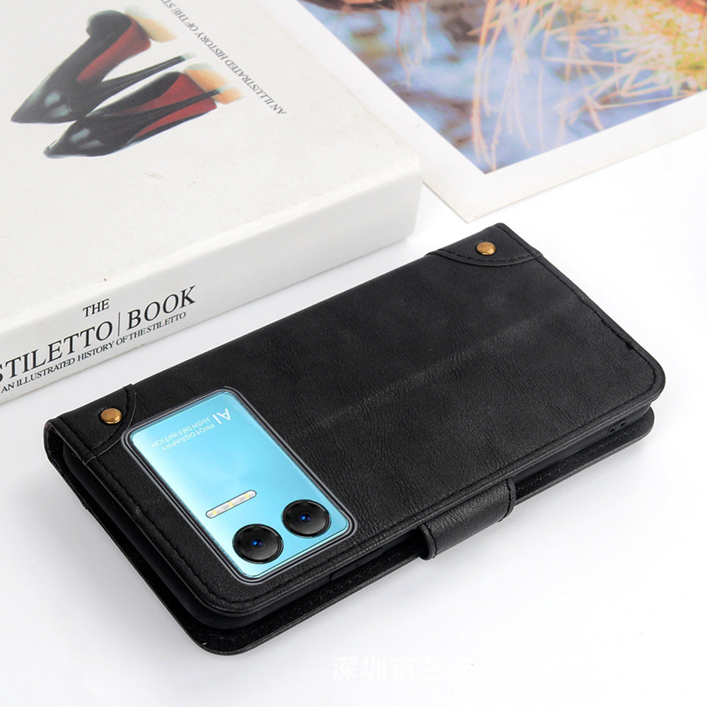 For Doogee X98 / X98 Pro PU Leather Wallet Case Full Protection Stand Phone Cover