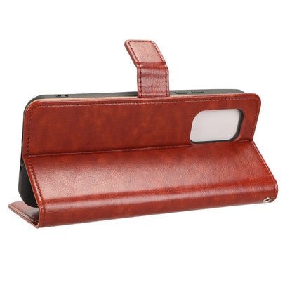 For Nokia XR21 Crazy Horse Texture Stand Wallet Case PU Leather Anti-drop Phone Cover