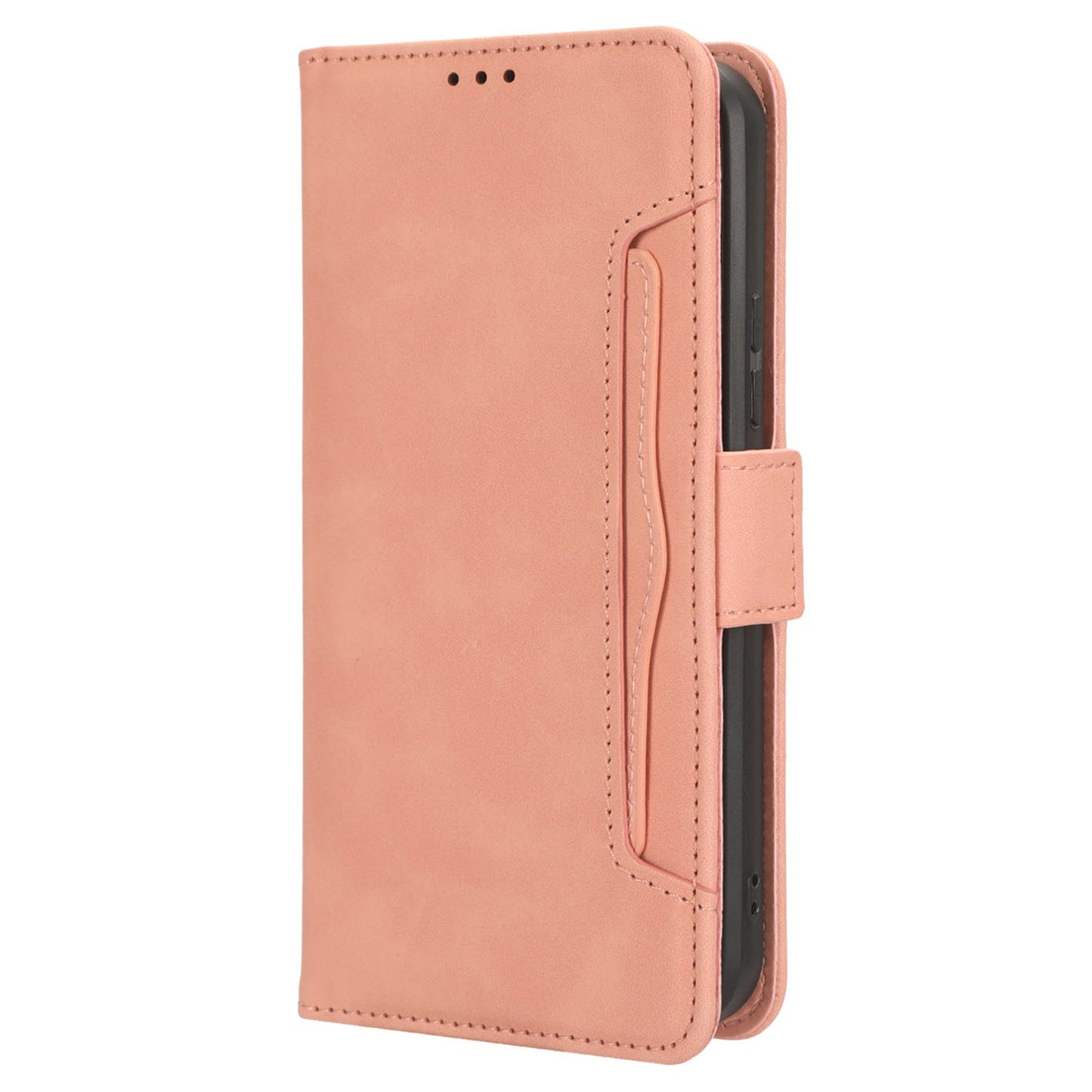 For Nokia XR21 Multiple Card Slots Phone Cover PU Leather Anti-drop Case with Stand Wallet
