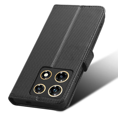 For Infinix Note 30 Pro 4G X678B Diamond Texture PU Leather Stand Case Anti-drop Wallet Cover