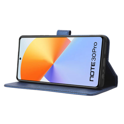 For Infinix Note 30 Pro 4G X678B Diamond Texture PU Leather Stand Case Anti-drop Wallet Cover